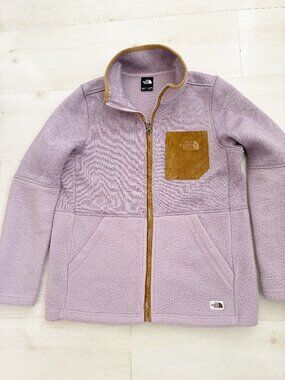 The North Face Women's Small Yumiori Heavyweight Fleece Jacket Lilac Corduroy S